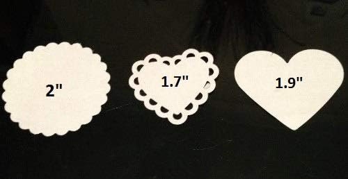 24 Personalised /Customised Round/Heart/Scalloped Pre-cut Wafer/ Icing; Photo, Image, Words, Cookies/Cupcake Toppers/Decorations -Free & Fast Shipping