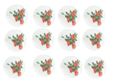 Pre-cut Large Round Edible Holly Leaves, Berries & Jingle Bells Photo, 4 Ribbons & 12 Wafer/Icing Paper Photo Cake/Cupcake Toppers /Decorations -Free & Fast Shipping - Image 2