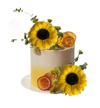 Customize Colour; 2 X Large Beautiful Edible Sugar Fondant Gerbera/Daisy/Sunflowers (not wired). Wedding/Anniversary, Mothers Day, Birthday, Baby/Bridal Shower, Etc Cake Toppers/Decorations. 9.5cm Each -Free& Fast Shipping - Image 2