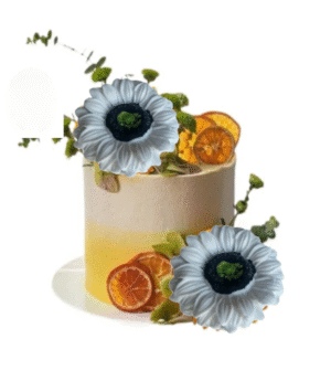 Customize Colour; 2 X Large Beautiful Edible Sugar Fondant Gerbera/Daisy/Sunflowers (not wired). Wedding/Anniversary, Mothers Day, Birthday, Baby/Bridal Shower, Etc Cake Toppers/Decorations. 9.5cm Each -Free& Fast Shipping