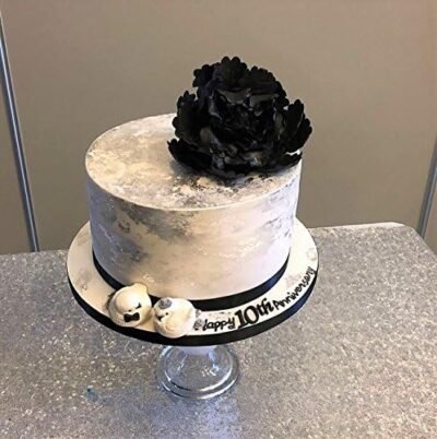 Cute Edible Sugar Love Birds, Bride & Groom; 3D Vintage Couple Handmade Wedding/Anniversary Cake Topper/Decoration Set- Free & Fast Shipping - Image 2