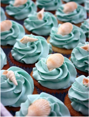 24 Stunning Edible Sugar Fondant Sea Shells, Starfish & Octopus; Lustre Brilliant Pastel Colour Mix; 3.8cm to 1.3cm; Mermaid, Beach Theme Wedding, Birthday, Christmas etc Cake/Cupcake Toppers/Decoration- Free & Fast Shipping - Image 7