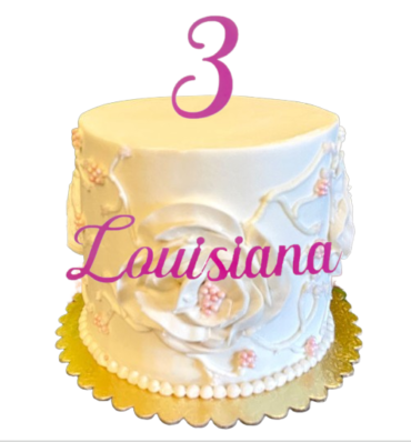 Select Colour- Personalise Letters/Name/Numbers/Age; Anniversaries; Birthdays, Wedding, Bridal, Baby Showers, Gift Items, Party Etc Cake/Cupcake Topper/Decoration- Mirror Card -Free & Fast Shipping