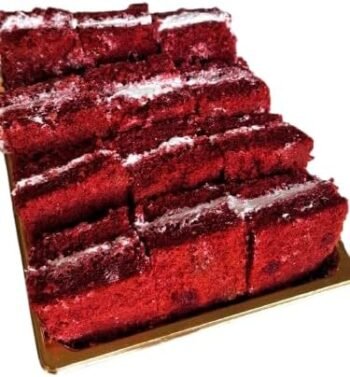 12 Sumptuous Handmade Cake Slices/Chunks; Tea/Party Share/Party Favours; Vanilla, Chocolate, Red-velvet (6cm x 5cm Each)-Free & Fast Shipping - Image 4