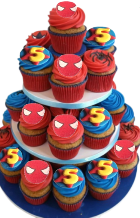 12 Edible Sugar Fondant Batman Logo & Age Number Disk; Boys' Handmade Super Hero Birthday Cupcake Topper/Decoration- Free & Fast Shipping - Image 3