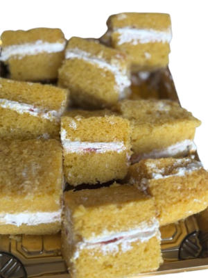 12 Sumptuous Handmade Cake Slices/Chunks; Tea/Party Share/Party Favours; Vanilla, Chocolate, Red-velvet (6cm x 5cm Each)-Free & Fast Shipping - Image 2