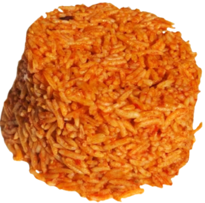 4-12 Packs of Fresh, Rich And Flavourful Authentic Afro/Nigerian Jollof Rice 450ML. Vegetarian Friendly, Ready To Eat Pre-packed Lunch/Dinner/ Party Share - Free & Fast Next Day Shipping - Image 4