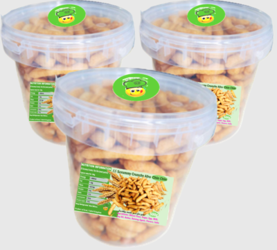 6-12 Packs Scrummy Crunchy and Rich Afro Chin Chin (Sweet Pastries); Chinchin Snack- Free & Fast Next Day Shipping - Image 5