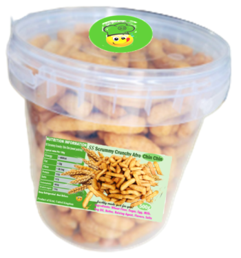 6-12 Packs Scrummy Crunchy and Rich Afro Chin Chin (Sweet Pastries); Chinchin Snack- Free & Fast Next Day Shipping - Image 3