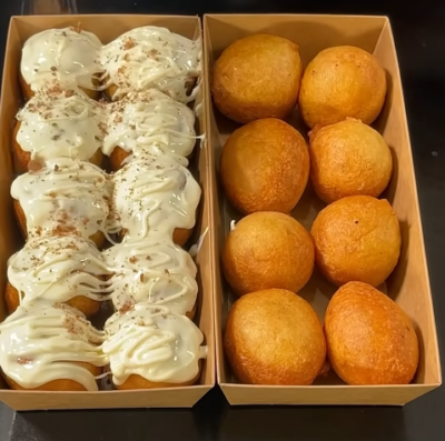 50-200 Freshly Made Delicious Afro Puff Puff (sweet doughs)- 5cm Each- Party Delight- Small chops; Puffpuff -Free & Fast Next Day Shipping - Image 2