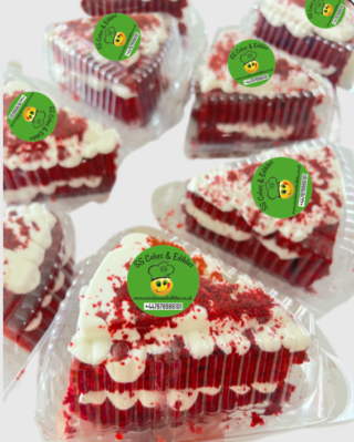 6-12 Large Assorted Individually Pre-packed Sumptuous Handmade Cake Slices with Customised labels; For Party Share/Favours, Snack, Tea, Lunch- Free & Fast Next Day Shipping