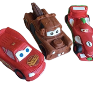 Large Edible Sugar Fondant 3D Cars; Malta, Lighting McQueen, Rip Boys’ Handmade Birthday Topper/Decoration -Free & Fast Next Day Shipping