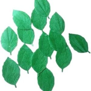 15 Beautiful Pre-cut Edible Rose Leaves; (3D Wafer Paper Green Leaves with Vein); 6cm Each; Cakes/Cupcakes Toppers/decorations -Free & Fast Next Day Shipping