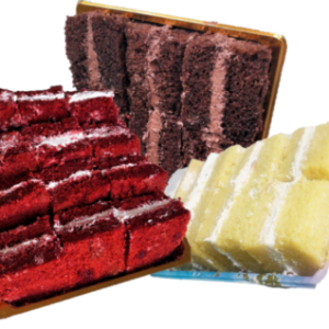 12 Sumptuous Handmade Cake Slices/Chunks; Vanilla, Chocolate, Red-velvet Tea/Party Favours, Wedding, Birthday, Bridal/Baby Shower, ETC – Free & Fast Shipping-