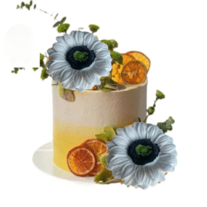 Customize Colour; 2 X Large Beautiful Edible Sugar Fondant Gerbera/Daisy/Sunflowers (not wired). Wedding/Anniversary, Mothers Day, Birthday, Baby/Bridal Shower, Etc Cake Toppers/Decorations. 9.5cm Each -Free& Fast Shipping