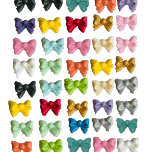 Select Colour- 24 Beautiful Edible Sugar Fondant Bows. Handmade Birthday, Wedding, Anniversary, Bridal, Baby Shower, Mother’s Day, Valentine, Christmas Cake/Cupcake Toppers/Decorations -Free & Fast Shipping