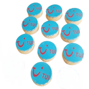 10 Customised/Personalised SS Luxury Cookies/Biscuits Branded Party favours/Gifts with Photo/Image/Words/Logo (6.5cm each) -Free & Fast Shipping- 