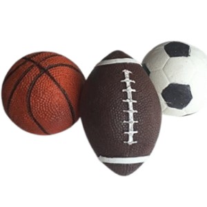 Choose Ball- Large Edible Sugar Fondant Rugby Football, Soccer Football, Basketball, Baseball; Handmade 3D Cake Toppers/Decorations-Free & Fast Shipping-