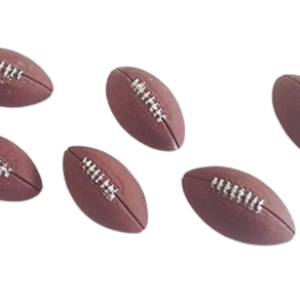 Choose Balls- 6 Edible Sugar Fondant Sports Balls; Rugby, Soccer Footballs, Basketballs, Tennis, golf, Baseballs; 2.8cm Each. Handmade Birthday, Football Club, etc,  Cake/Cupcake Toppers/Decoration   -Free & Fast Shipping- 